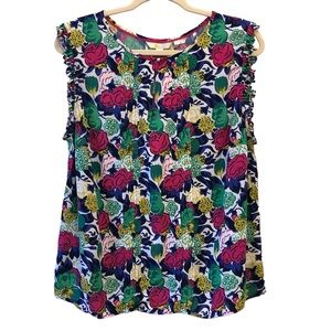 Boden Floral Blouse 14 / XL